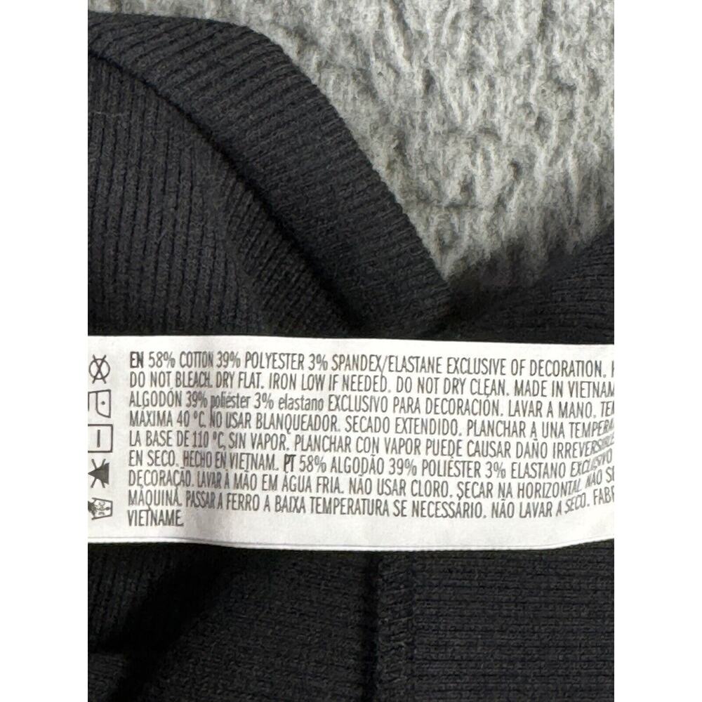 Forever 21 Turtleneck Women Medium Self Love Cropped Long Sleeve Pullover Shirt - Picture 7 of 7